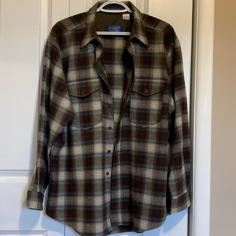 #84 NWOT Pendleton Outdoorsman 100% Wool Shirt, Size XL